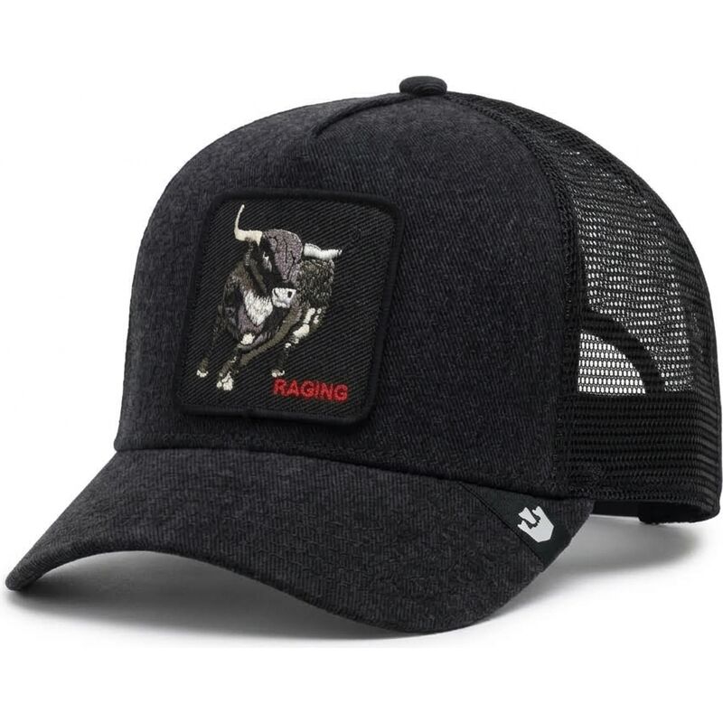cepur-izliekta-truckeris-melns-snapback-raging-denim-after-dark-the-farm-goorin-bros