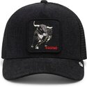 cepur-izliekta-truckeris-melns-snapback-raging-denim-after-dark-the-farm-goorin-bros