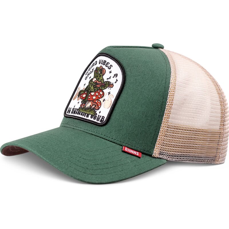 cepur-izliekta-truckeris-zals-snapback-hft-do-nothing-club-weird-vibes-frog-no-djinns