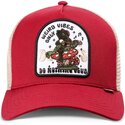 cepur-izliekta-truckeris-sarkans-snapback-hft-do-nothing-club-weird-vibes-frog-no-djinns