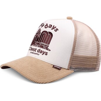 Cepur izliekta truckeris haki snapback HFT Lazy Days no Djinns