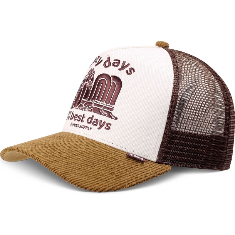 cepur-izliekta-truckeris-bruns-snapback-hft-lazy-days-no-djinns
