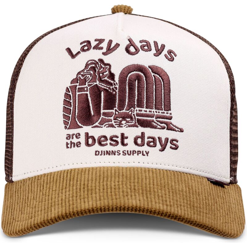 cepur-izliekta-truckeris-bruns-snapback-hft-lazy-days-no-djinns