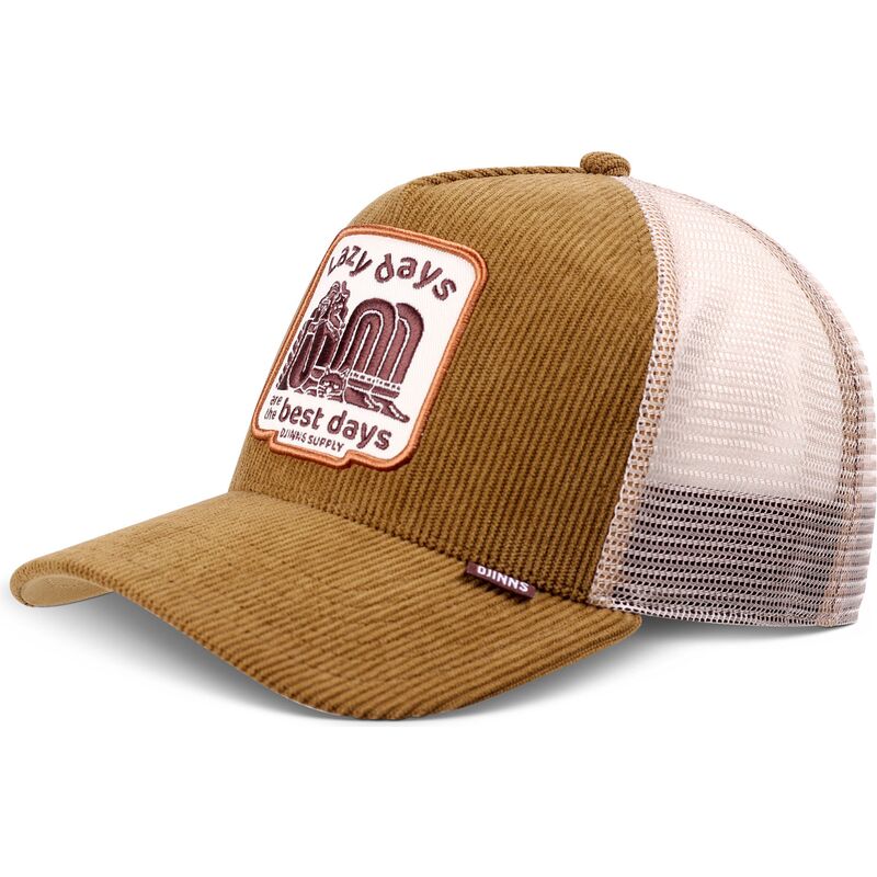 cepur-izliekta-truckeris-bruns-snapback-hft-lazy-days-no-djinns