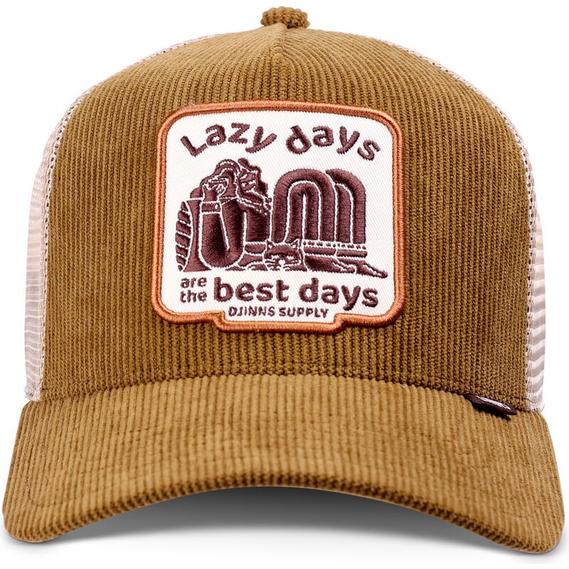 cepur-izliekta-truckeris-bruns-snapback-hft-lazy-days-no-djinns