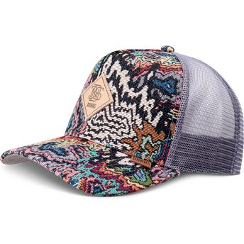 Cepur izliekta truckeris daudzkrāsains snapback HFT Color Explo no Djinns