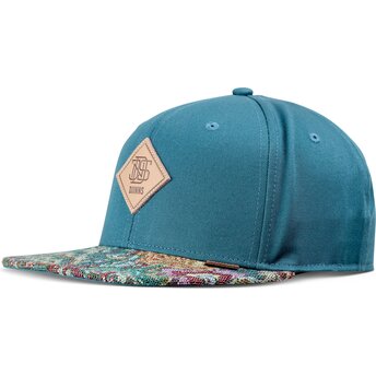Cepur plakana zils snapback multicolor Color Explo no Djinns