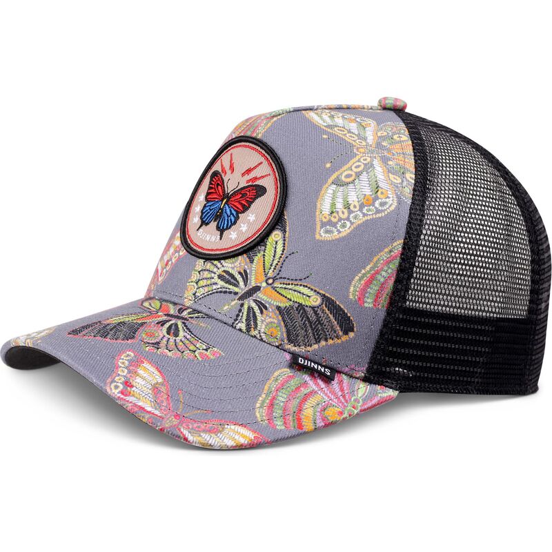 cepur-izliekta-truckeris-daudzkrasains-snapback-hft-butterfly-linen-no-djinns