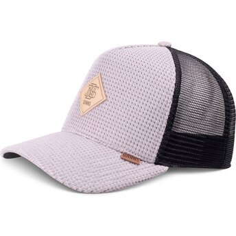 Cepur izliekta truckeris pelēks snapback HFT Knitted Fab no Djinns