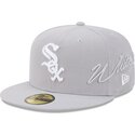 cepur-plakana-peleks-pieguloss-59fifty-side-script-no-chicago-white-sox-mlb-no-new-era