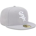 cepur-plakana-peleks-pieguloss-59fifty-side-script-no-chicago-white-sox-mlb-no-new-era