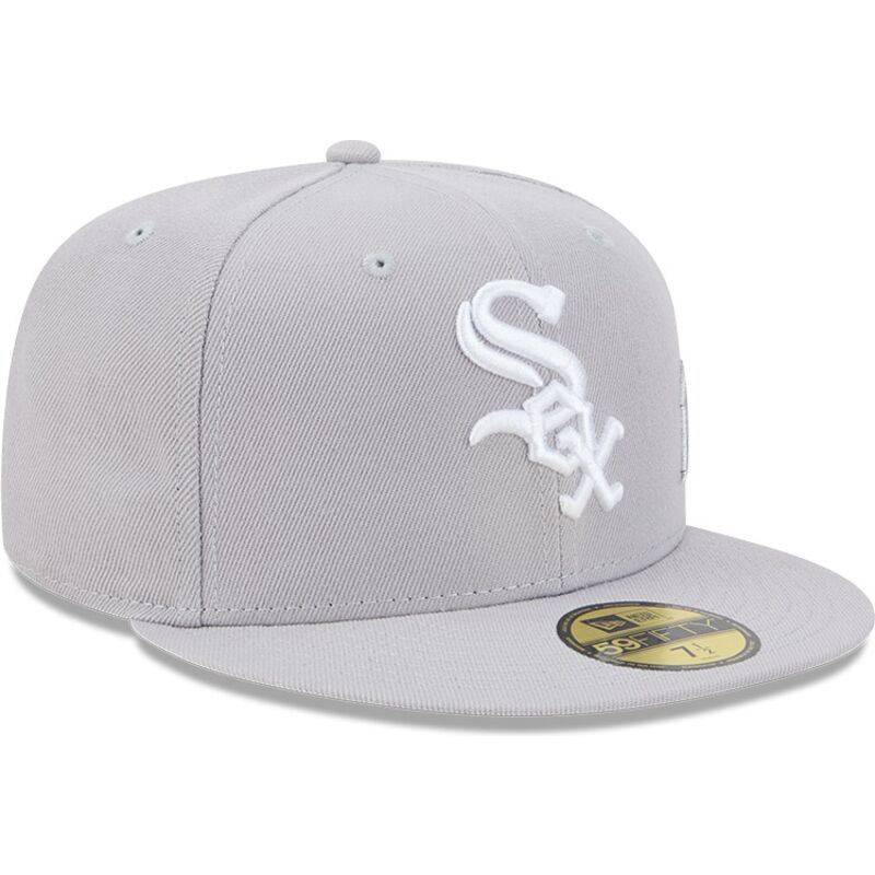 cepur-plakana-peleks-pieguloss-59fifty-side-script-no-chicago-white-sox-mlb-no-new-era