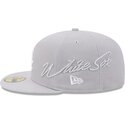 cepur-plakana-peleks-pieguloss-59fifty-side-script-no-chicago-white-sox-mlb-no-new-era