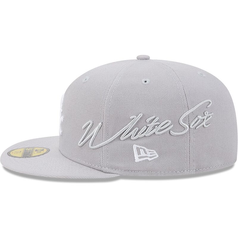 cepur-plakana-peleks-pieguloss-59fifty-side-script-no-chicago-white-sox-mlb-no-new-era