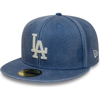 Cepur plakana zils piegulošs 59FIFTY Washed no Los Angeles Dodgers MLB no New Era