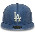 cepur-plakana-zils-pieguloss-59fifty-washed-no-los-angeles-dodgers-mlb-no-new-era