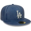 cepur-plakana-zils-pieguloss-59fifty-washed-no-los-angeles-dodgers-mlb-no-new-era