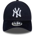 cepur-izliekta-tumsi-zils-snapback-9forty-m-crown-cord-visor-no-new-york-yankees-mlb-no-new-era