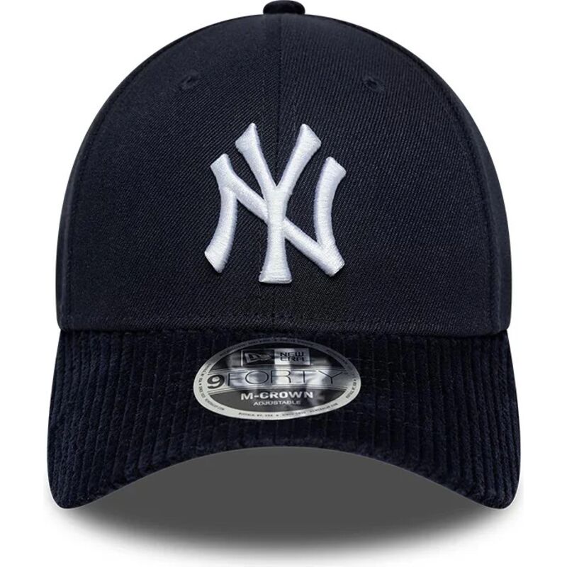 cepur-izliekta-tumsi-zils-snapback-9forty-m-crown-cord-visor-no-new-york-yankees-mlb-no-new-era