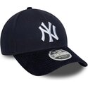 cepur-izliekta-tumsi-zils-snapback-9forty-m-crown-cord-visor-no-new-york-yankees-mlb-no-new-era