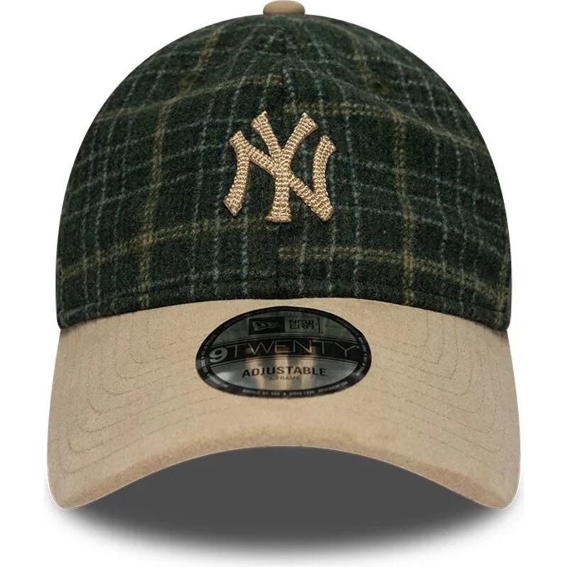 cepur-izliekta-zals-regulejams-9twenty-mix-check-no-new-york-yankees-mlb-no-new-era