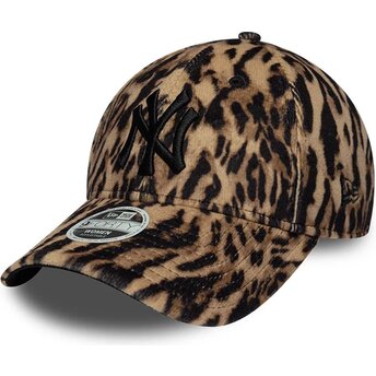 Cepur izliekta leopards regulējams 9FORTY Ocelot Print no New York Yankees MLB no New Era