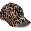 cepur-izliekta-leopards-regulejams-9forty-ocelot-print-no-new-york-yankees-mlb-no-new-era