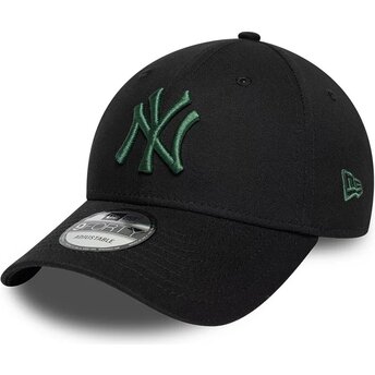 Cepur izliekta melns regulējams 9FORTY League Essential no New York Yankees MLB no New Era
