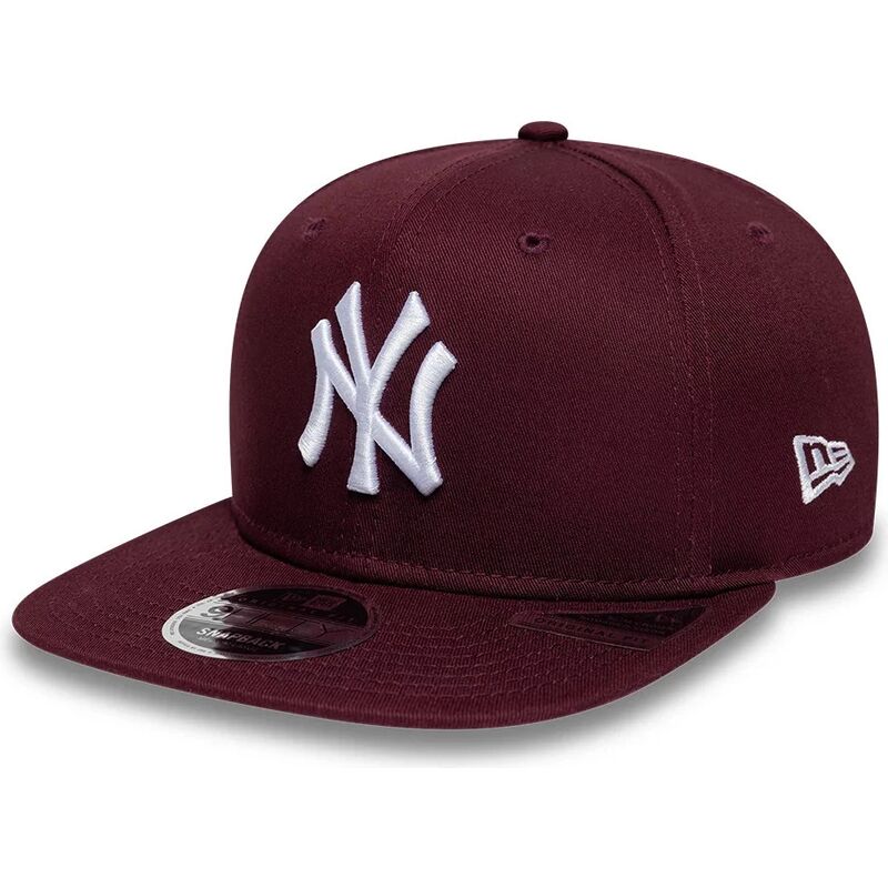 cepur-plakana-sarkans-snapback-9fifty-original-fit-league-essential-no-new-york-yankees-mlb-no-new-era