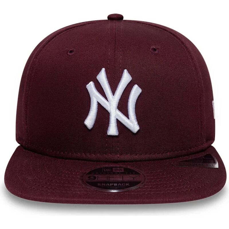 cepur-plakana-sarkans-snapback-9fifty-original-fit-league-essential-no-new-york-yankees-mlb-no-new-era
