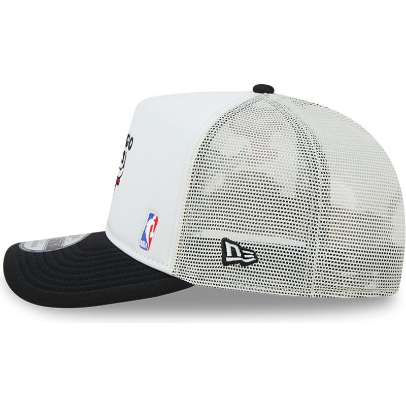 cepur-izliekta-truckeris-balts-snapback-hardwood-classics-9fifty-a-frame-precurved-no-chicago-bulls-nba-no-new-era