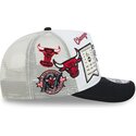 cepur-izliekta-truckeris-balts-snapback-hardwood-classics-9fifty-a-frame-precurved-no-chicago-bulls-nba-no-new-era