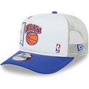 cepur-izliekta-truckeris-balts-snapback-hardwood-classics-9fifty-a-frame-precurved-no-new-york-knicks-nba-no-new-era