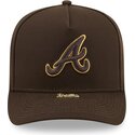 cepur-izliekta-bruns-snapback-9fifty-a-frame-precurved-visor-pin-no-atlanta-braves-mlb-no-new-era