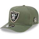 cepur-izliekta-zals-snapback-9fifty-a-frame-precurved-side-pin-no-las-vegas-raiders-nfl-no-new-era
