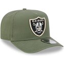 cepur-izliekta-zals-snapback-9fifty-a-frame-precurved-side-pin-no-las-vegas-raiders-nfl-no-new-era