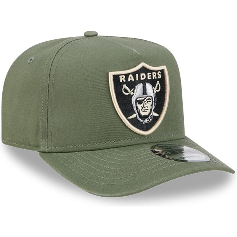 cepur-izliekta-zals-snapback-9fifty-a-frame-precurved-side-pin-no-las-vegas-raiders-nfl-no-new-era