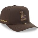 cepur-izliekta-bruns-snapback-9fifty-a-frame-precurved-visor-pin-no-los-angeles-dodgers-mlb-no-new-era
