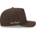 cepur-izliekta-bruns-snapback-9fifty-a-frame-precurved-visor-pin-no-los-angeles-dodgers-mlb-no-new-era