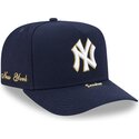 cepur-izliekta-tumsi-zils-snapback-9fifty-a-frame-precurved-visor-pin-no-new-york-yankees-mlb-no-new-era
