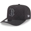 cepur-izliekta-melns-snapback-9fifty-a-frame-precurved-checkered-no-boston-red-sox-mlb-no-new-era