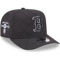 cepur-izliekta-melns-snapback-9fifty-a-frame-precurved-checkered-no-boston-red-sox-mlb-no-new-era