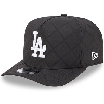 Cepur izliekta melns snapback 9FIFTY A Frame Precurved Checkered no Los Angeles Dodgers MLB no New Era