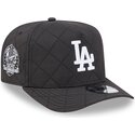 cepur-izliekta-melns-snapback-9fifty-a-frame-precurved-checkered-no-los-angeles-dodgers-mlb-no-new-era