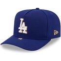 cepur-izliekta-zils-snapback-9fifty-a-frame-precurved-visor-pin-no-los-angeles-dodgers-mlb-no-new-era