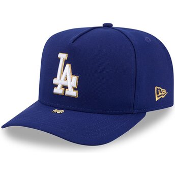 Cepur izliekta zils snapback 9FIFTY A Frame Precurved Visor Pin no Los Angeles Dodgers MLB no New Era