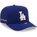 cepur-izliekta-zils-snapback-9fifty-a-frame-precurved-visor-pin-no-los-angeles-dodgers-mlb-no-new-era