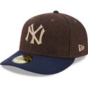 cepur-izliekta-bruns-pieguloss-59fifty-precurved-no-new-york-yankees-mlb-no-new-era