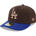 cepur-izliekta-bruns-pieguloss-59fifty-precurved-no-los-angeles-dodgers-mlb-no-new-era