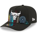 cepur-izliekta-melns-snapback-9fifty-a-frame-precurved-skyline-no-chicago-bulls-nba-no-new-era